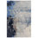 Hand Knotted Abstract Area Rug in Gray/Black/Gold