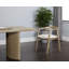 Fauteuil Sherree gris chiné capitonné Sherree-109920503