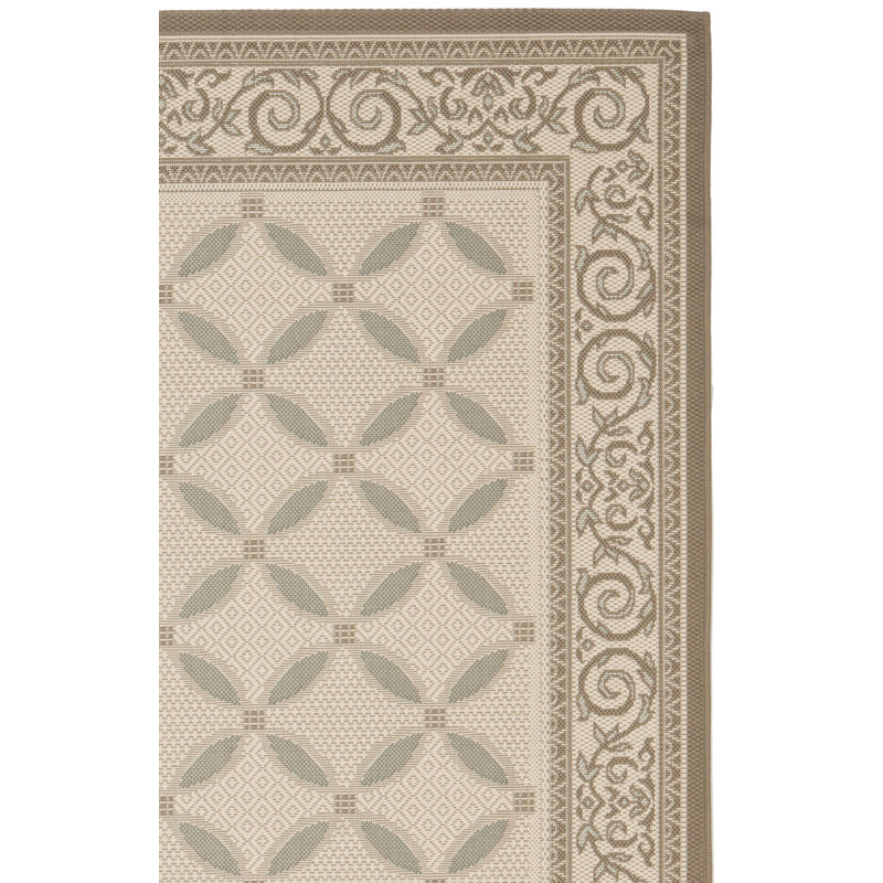 Arneshia Oriental Beige Indoor/Outdoor Area Rug, Rectangle 8' x 11'