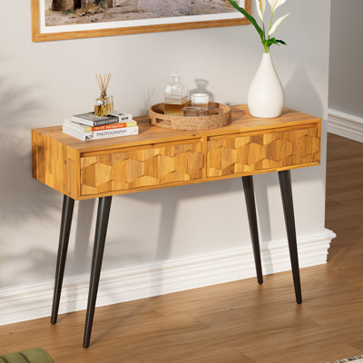 Console moderne avec 2 tiroirs Georgina