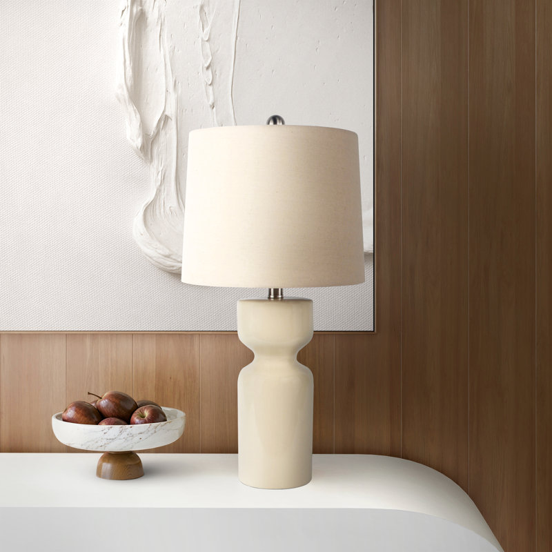 Carlotta Gloss Cylinder Table Lamp