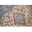 Tapis bleu délavé traditionnel 10 x 12