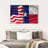 Borges US And Texas Flag-107719283