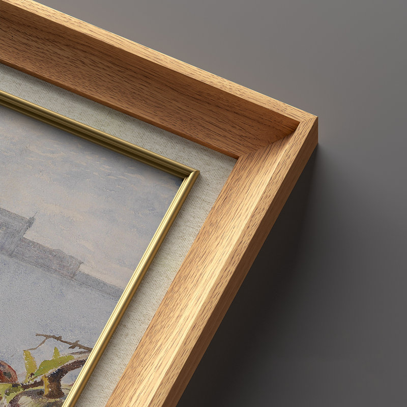 Ensemble de 2 œuvres d'art encadrées de qualité supérieure sur toile de qualité supérieure avec cadre de 26 po x 36 po