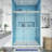 Opal Mirage MCOCOD 56-60.75" W x 72" H Double Sliding Frameless Soft Close Shower Door with 3/8"(10mm) Clear Glass-58149264