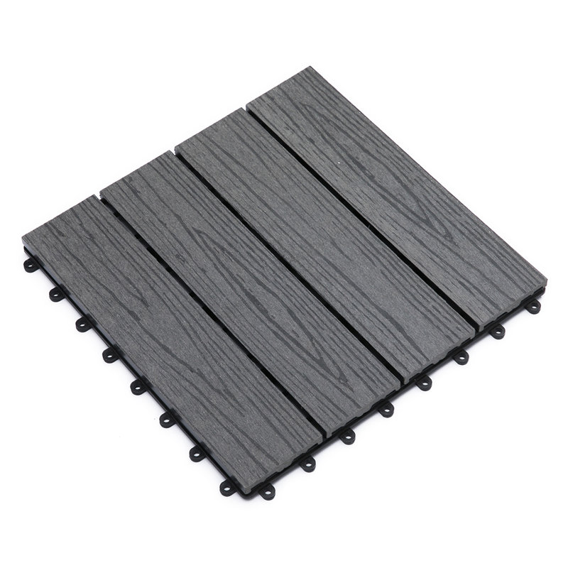 Carreaux de terrasse à emboîtement Outsunny