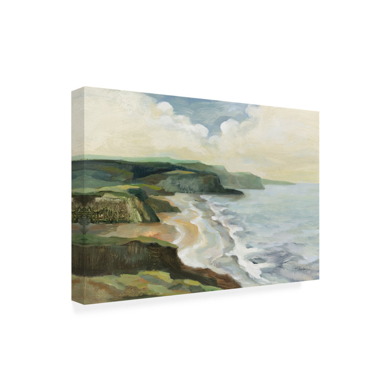 Œuvre d'art sur la côte irlandaise, Bolice, H 12 po x l 19 po