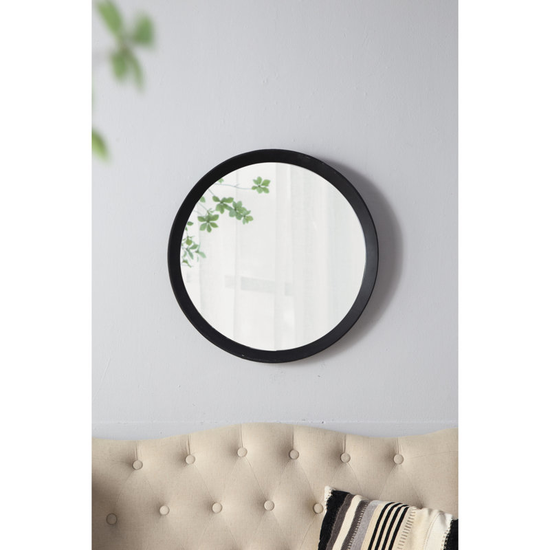 Bois de manguier et miroir - 19,8 po x 19,8 po x 1,3 po pour tout décor de couloir de 1,5 po d'épaisseur, Grey