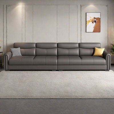 Nordic light luxury straight-row sofa