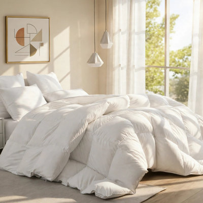750FP Baffle Box Down & Feather Blend Comforter/ Duvet Insert for All Season, California King