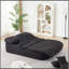 Canapé-lit 75 po 2-en-1, canapé-lit en mousse convertible avec couverture multifonctionnelle, canapé-lit pliant en chenille, canapé-lit pour salon