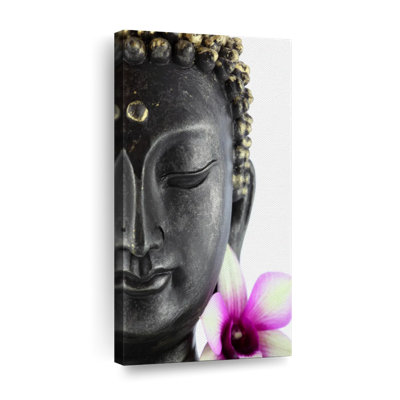 Buddha Head Canvas Print