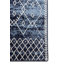 Tapis géométrique bleu-1226981700