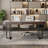 Rectangle Sintered Stone Writing Desk,2-drawer-106846601