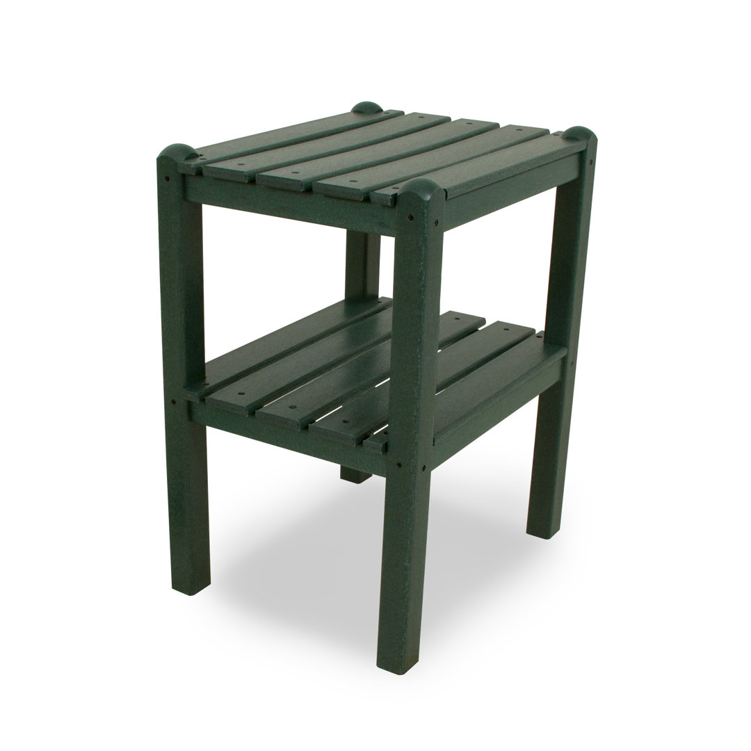 POLYWOOD Two Shelf Side Table POLYWOOD® 