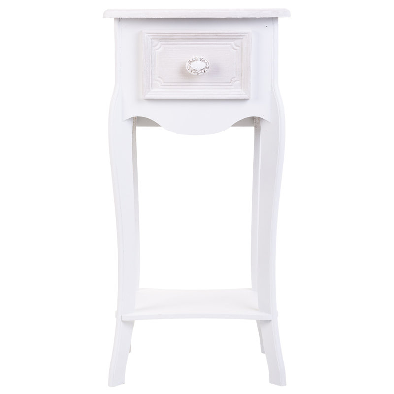 Lorie 34cm W Manufactured Wood Bedside Table