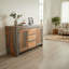 Goa Cube 120cm Solid Wood Sideboard