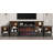 Electric Fireplaces 59" TV Stands with Charging Station for TVs Up To 80'', Wooden LED Entertainment Centers With Electric Fireplaces & Multi-functions Console Tables-1092062281-1103096598