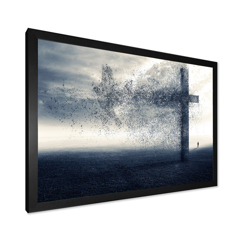 «Christian Grassy Field», impression sur toile encadrée