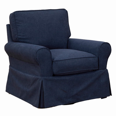 Housse pour fauteuil à coussins carrés/rectangulaires