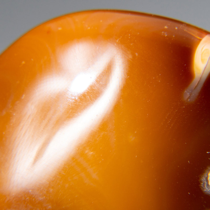 Genuine Polished Carnelian (Medium) Palm Stone Crystal