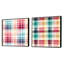 Thomasin - Ensemble de 2 collages carrés à formes abstraites-101850994-101850988