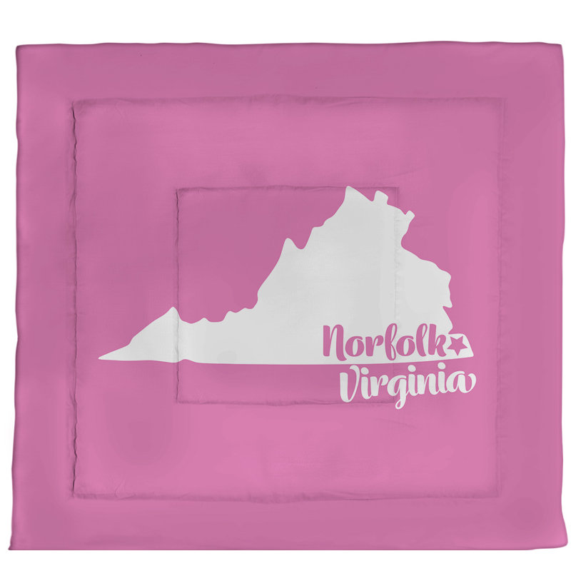 Modern & Contemporary Polyester Percale Comforter, King Comforter, Pink