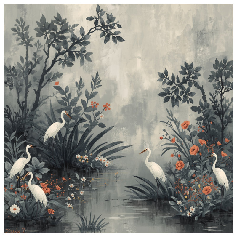 Couvre-lit matelassé Egret, Queen