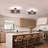 3-light Semi Flush Mount Light 