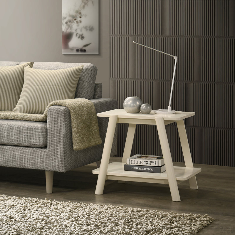 Table de bout en bois moderne Mid-Century