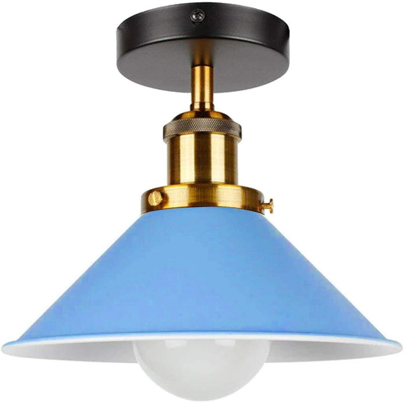 Semi Flush Mount, Blue
