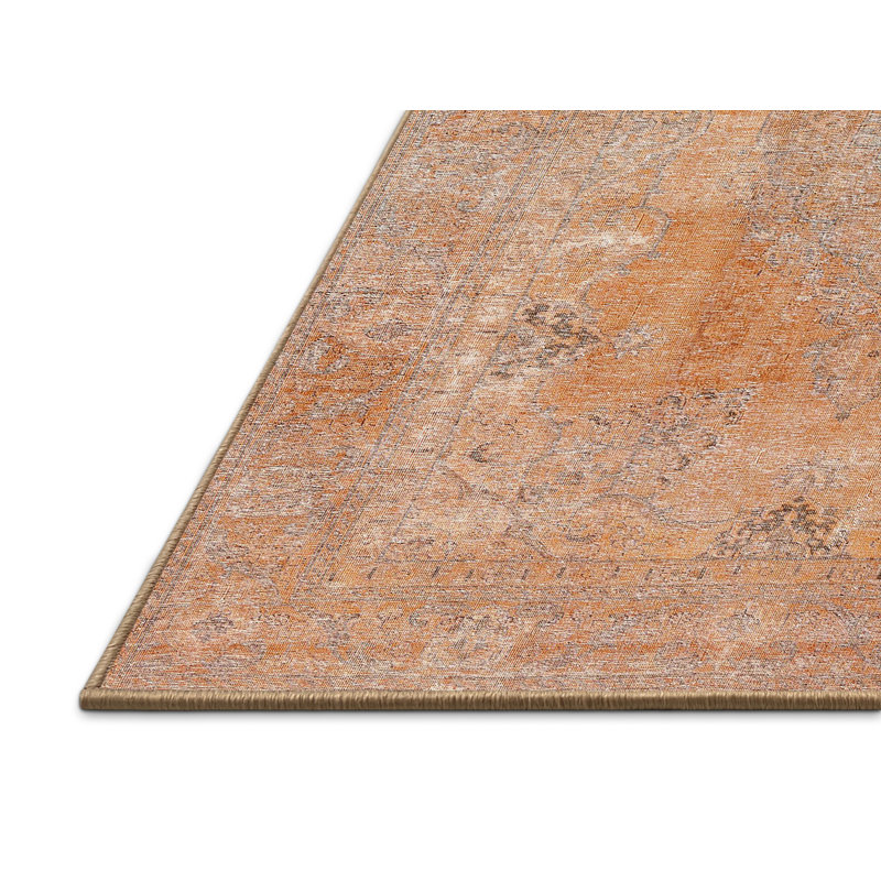 Tapis oriental orange, Rectangle 7 pi x 10 pi
