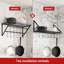 Metal Rectangle Wall Mounted Pot Rack