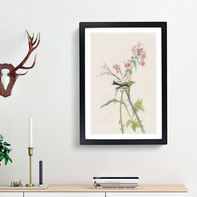 Blackburnian Warbler by John James Audubon - Picture Frame Painting Print