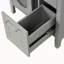 Meuble-lavabo 24 po avec lavabo, meuble-lavabo avec deux tiroirs et porte, tablette réglable, bois massif et panneau de fibres à densité moyenne-854687860