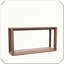 Canapé-lit rectangulaire en placage de bois massif-1021447905