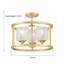 Plafonnier semi-encastré 3 lumières Maroney-1134721915