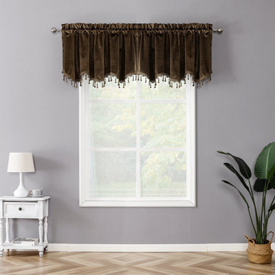 Cavaliere Solid Colour Tailored Window Valance