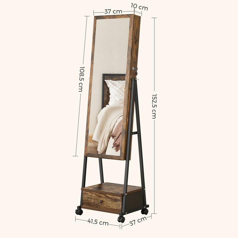 Algis Freestanding Jewelry Armoire