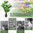 2- Piece Artificial Palm Tree in Planter Set