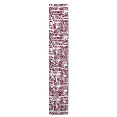 Chemin de table aztec tribal stamp Harvir