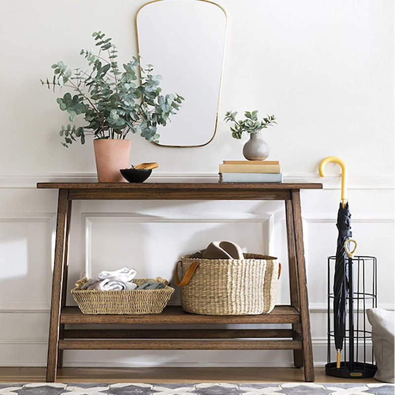 Bay Isle Home Wicker Decorative Basket