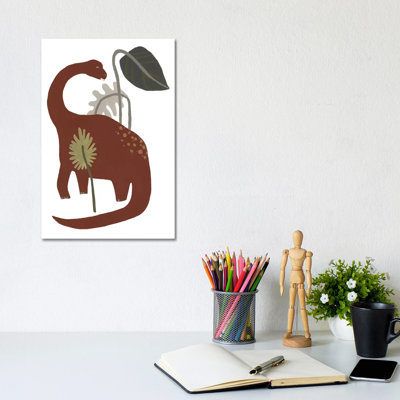 Mighty Dino IV 1 Piece Wrapped Canvas Painting