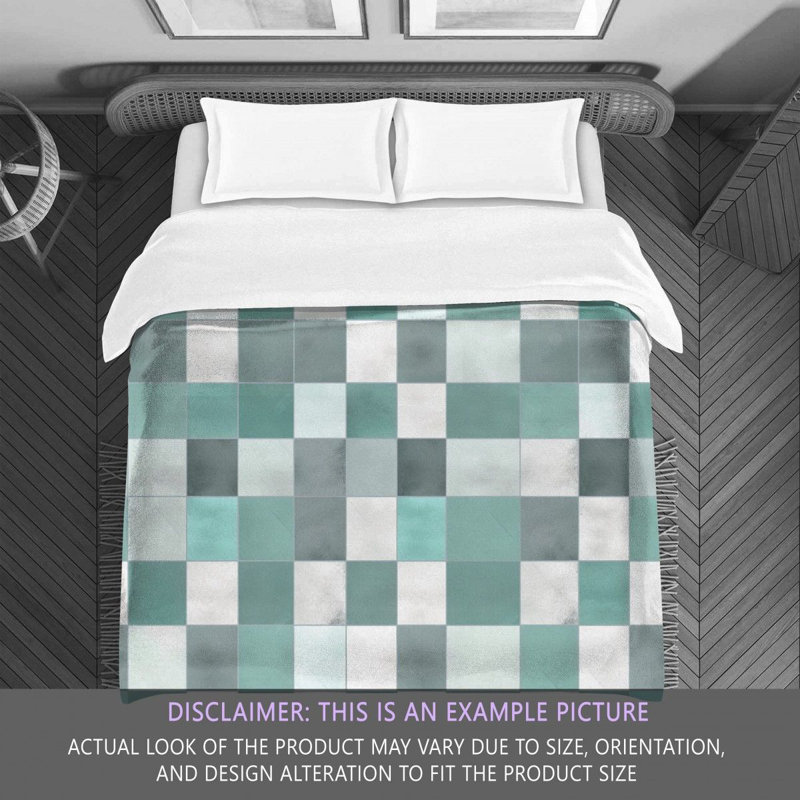 Checkered Comforter, Twin Extra Long Comforter