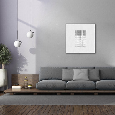 'Attitude Of Gratitude' by Art Licensing Studio Canvas Wall Art