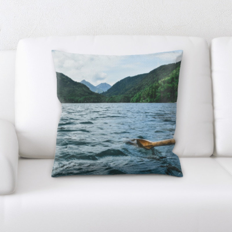 Microsuede Throw Pillow