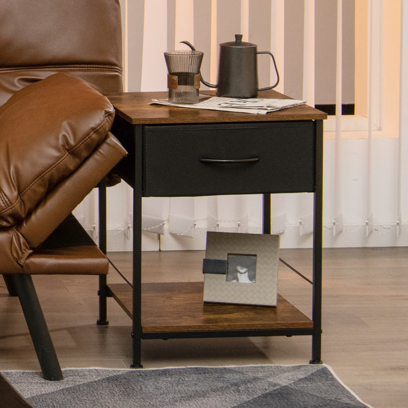 Anisha 40 cm W Bedside Table
