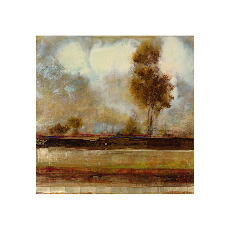 Winter Gold II Print by Patrick, 40" H x 40" W x 1.5" D, Knife Gel
