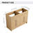 48'' Double Bathroom Vanity Base