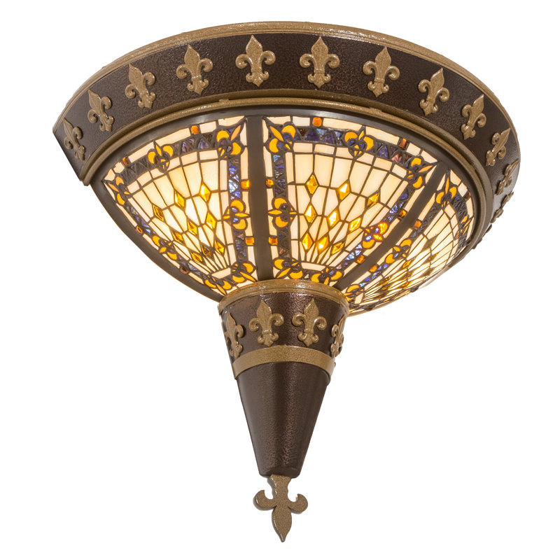 Fleur-de-lis 2 - Light Half Moon